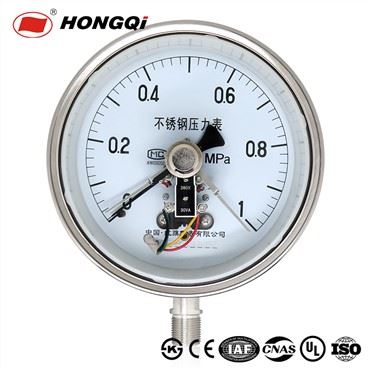 Manomètre de contact électrique en acier inoxydable Dia150mm