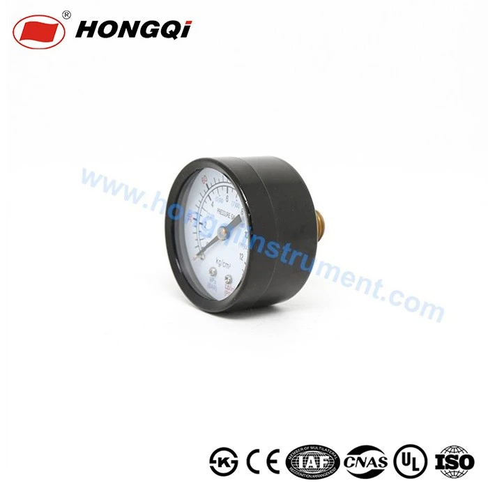 Dia 50mm General Spring Pressure Gauge Black Sensitive Pointer