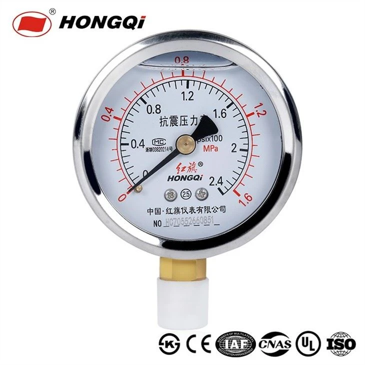 Dia 50mm Shakeproof Pressure Gauge With Stainless Steel Case