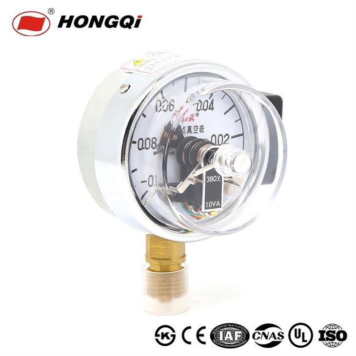 Dia 60mm Electric Contact Vacuum Pressure Gauge